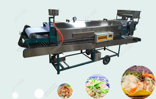 Stainless Steel Rice Noodle Steamer Machine with Large Scale