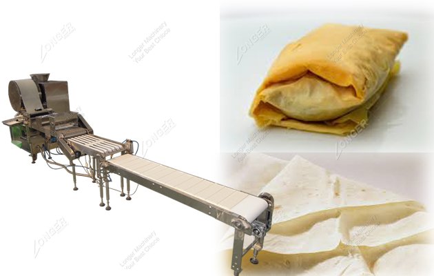 Automatic lumpia maker machine