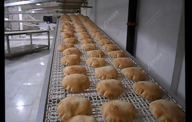 Commercial Arabic Pita Bread Making Machine Automatic Gas Pita