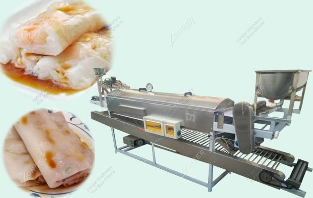 Stainless Steel Automatic Cheung Fun Steamer Machine