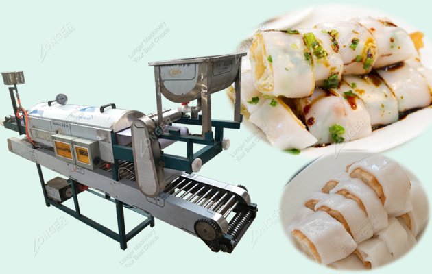 Stainless Steel Steamed Rice Noodle Roll Machine