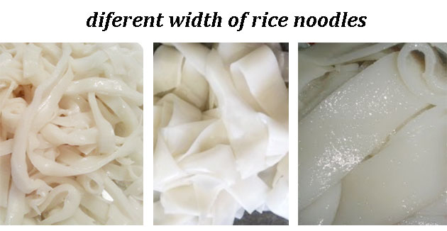 Different Width of Rice Noodles