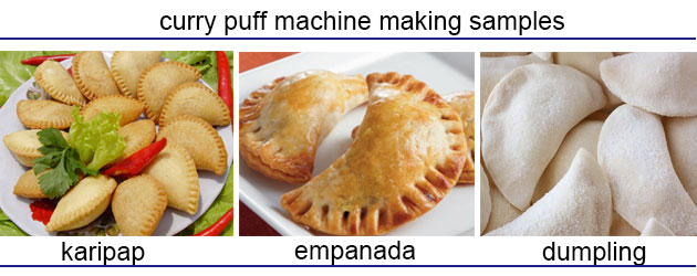 Curry Puff Machine Samples