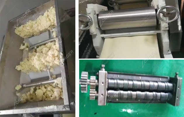 510KG Fresh Noodle Ramen Making Machine with 201 Stainless Steel