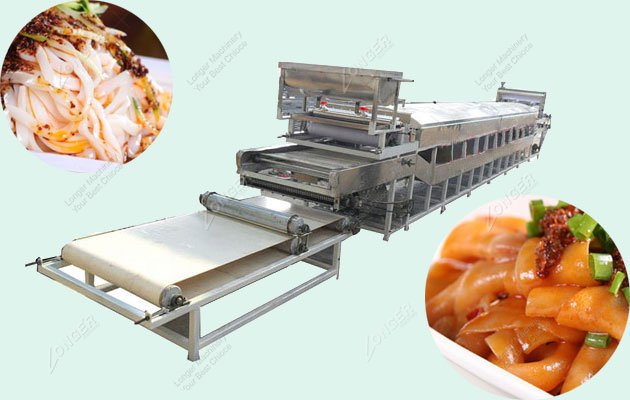 60kg/h Chinese Fresh Rice Noodle Machine Supplier 