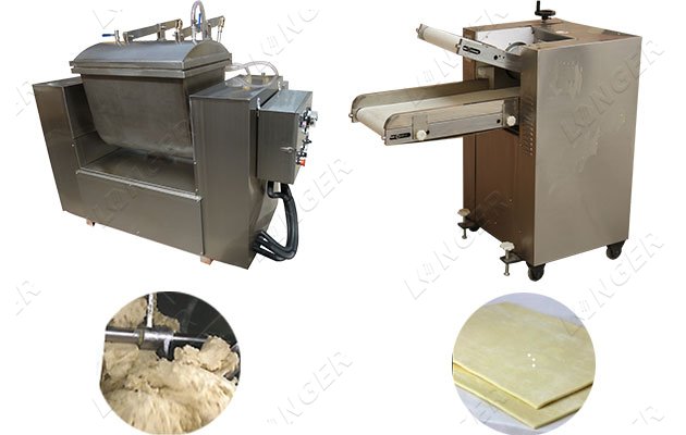 dough mixing and pressing machine