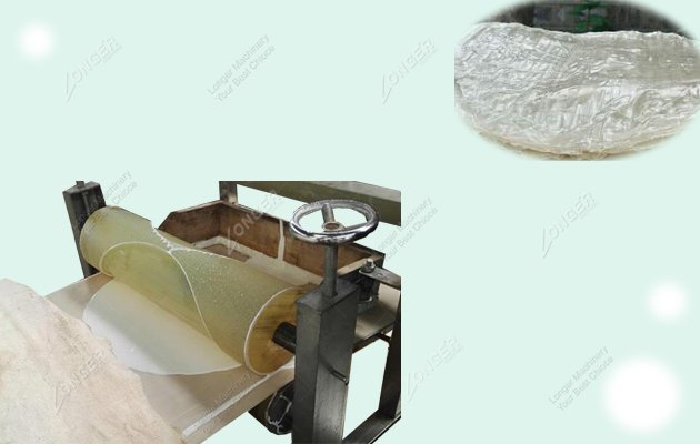 round rice noodle machine