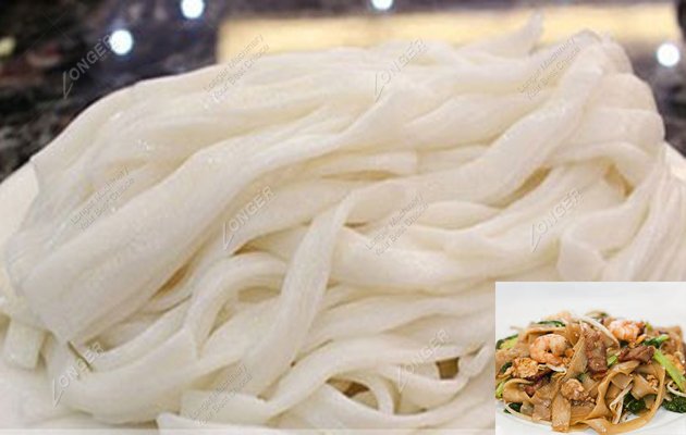 thai flat rice noodle machine