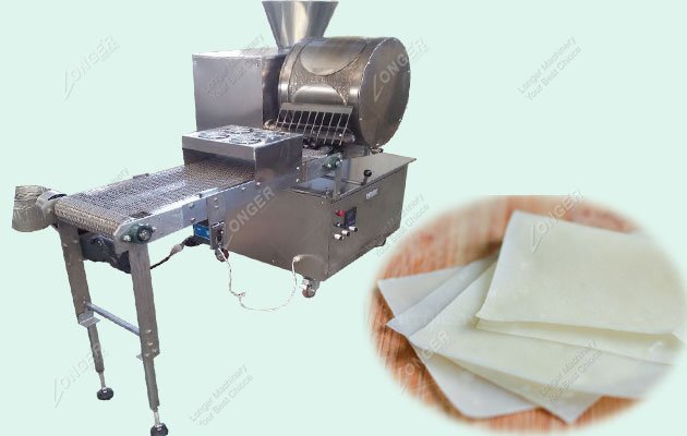 Lumpia Shanghai Wapper Maker Machine