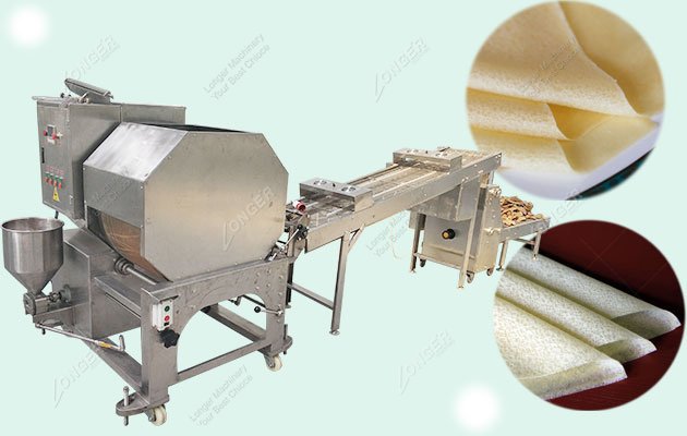 Automatic Spring Roll And Samosa Pastry Sheet Machine